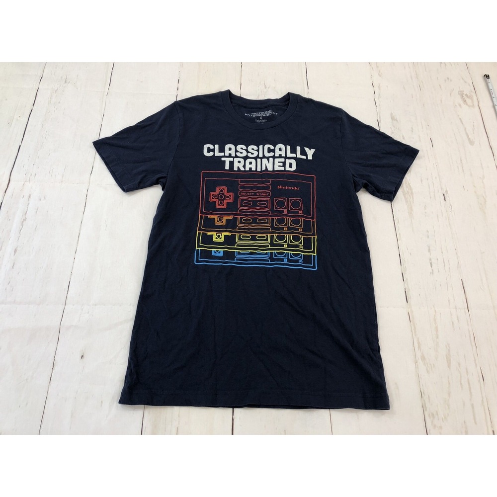 Classically Trained Nintendo NES Controller Video Gaming Men's T-Shirt Small
